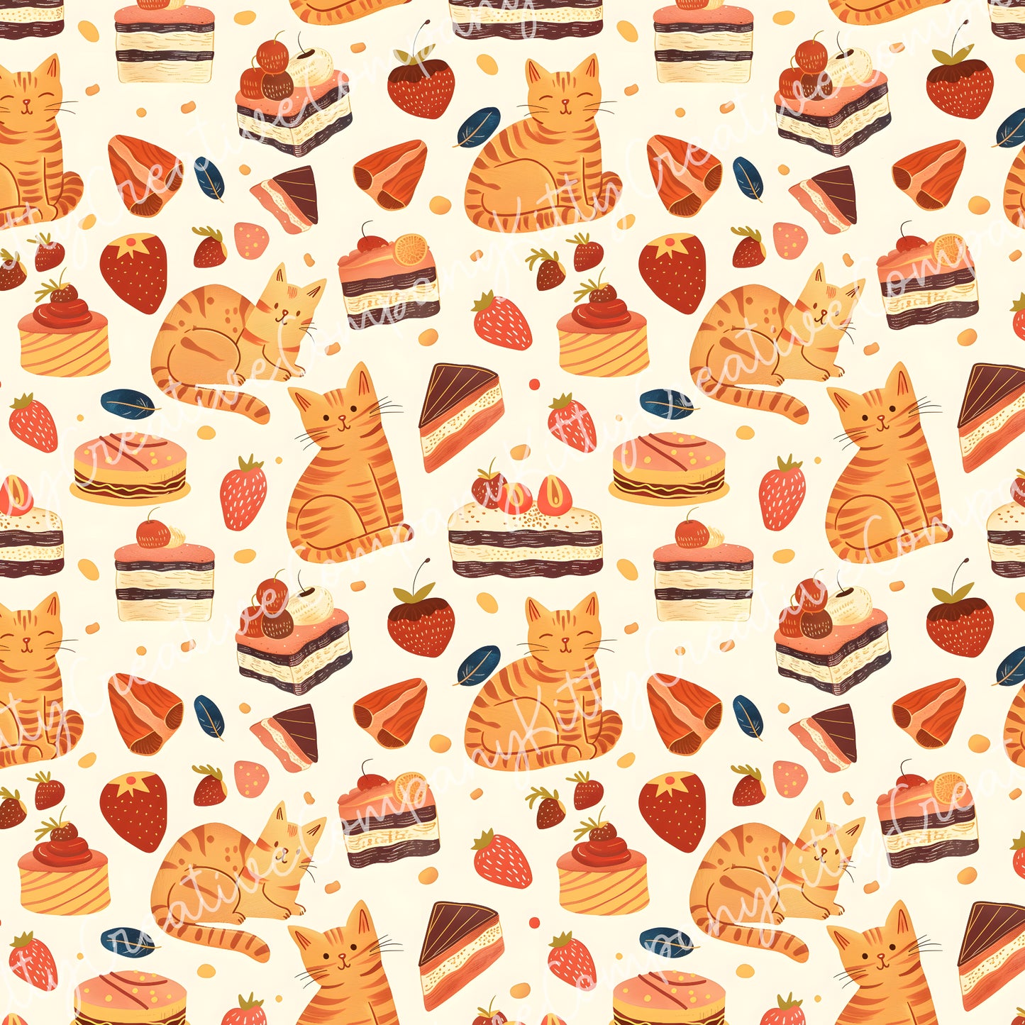 Ginger Cats and Cakes Phone Case