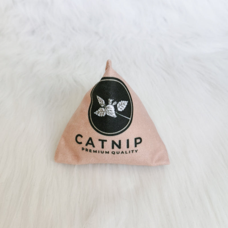 Catnip Cat Toy Pillow or Triangle