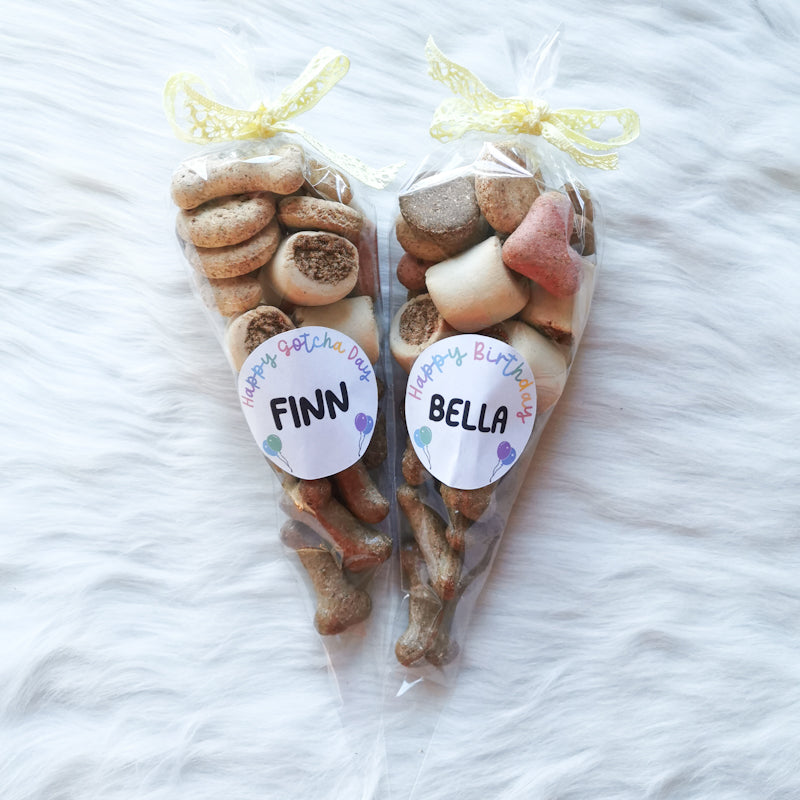Personalised Dog Treat Cones