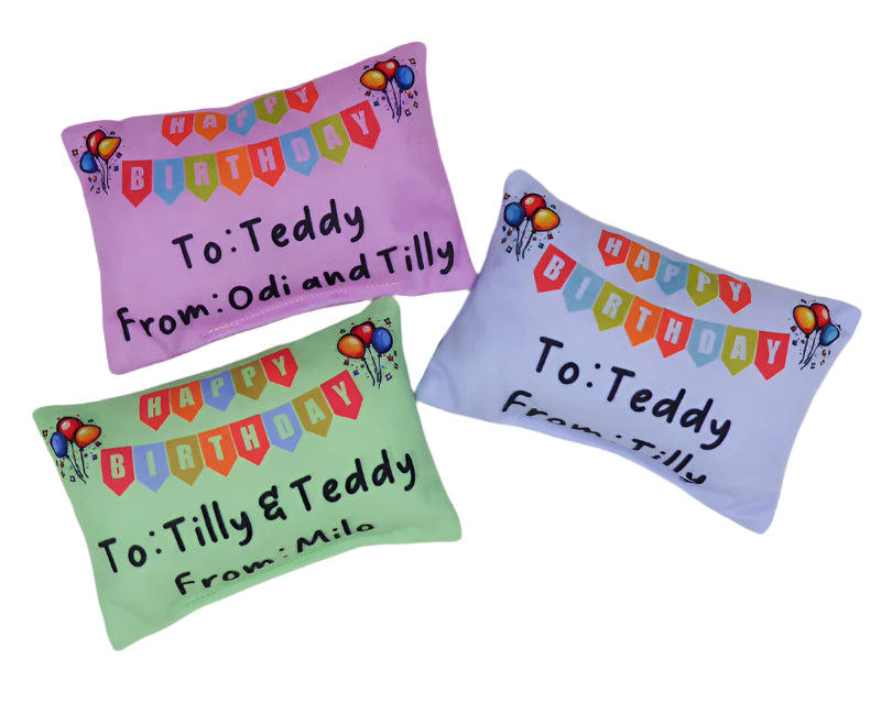 Catnip Cat Toy Birthday Letter