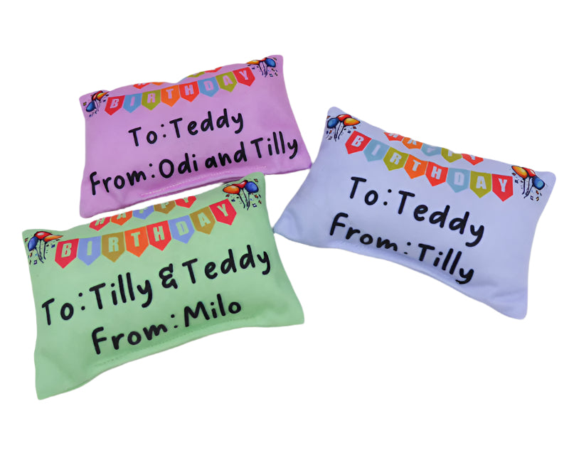 Catnip Cat Toy Birthday Letter