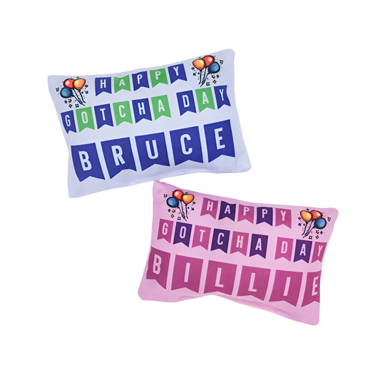 Happy Gotcha Day Catnip Cat Toy Letter