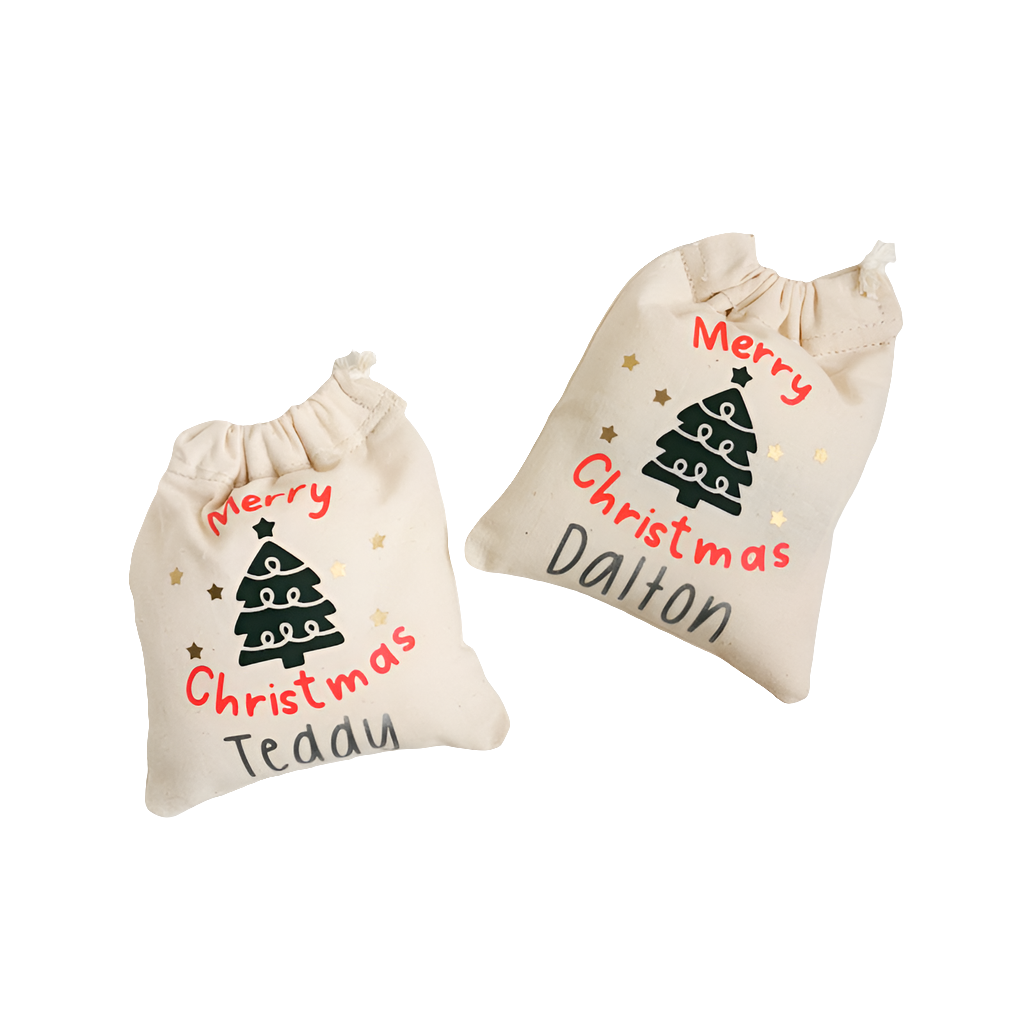 Christmas Santa Sack Personalised Cat Toy
