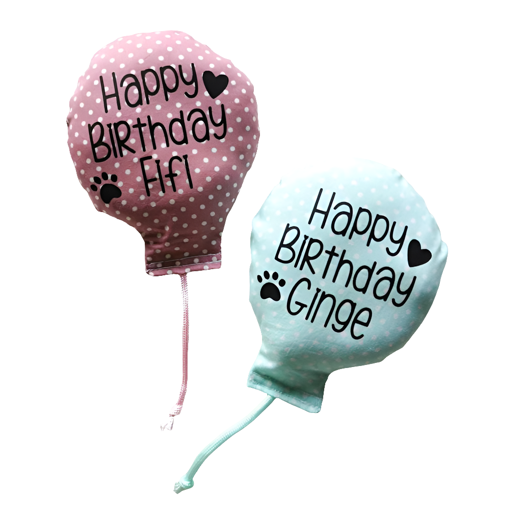Catnip Cat Toy Balloon - Personalised