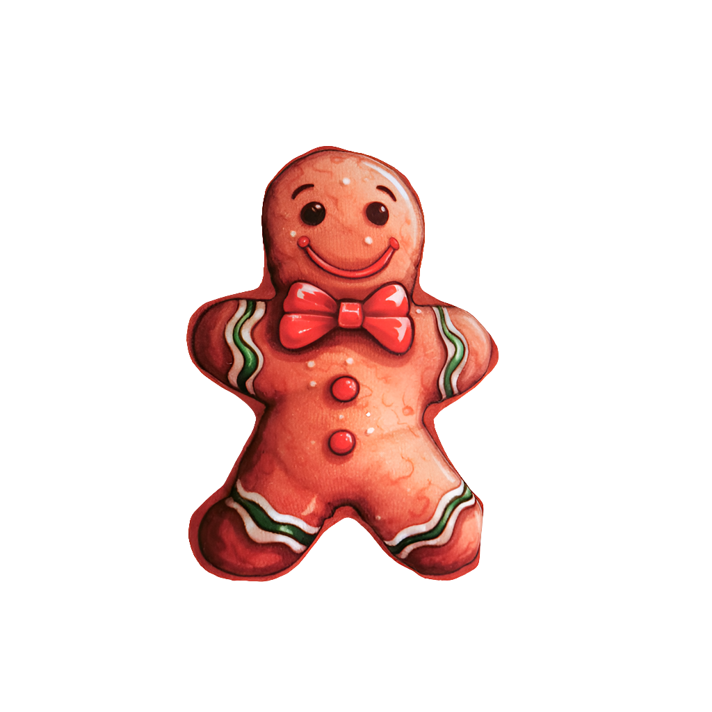 Catnip Cat Toy Gingerbread and Santa