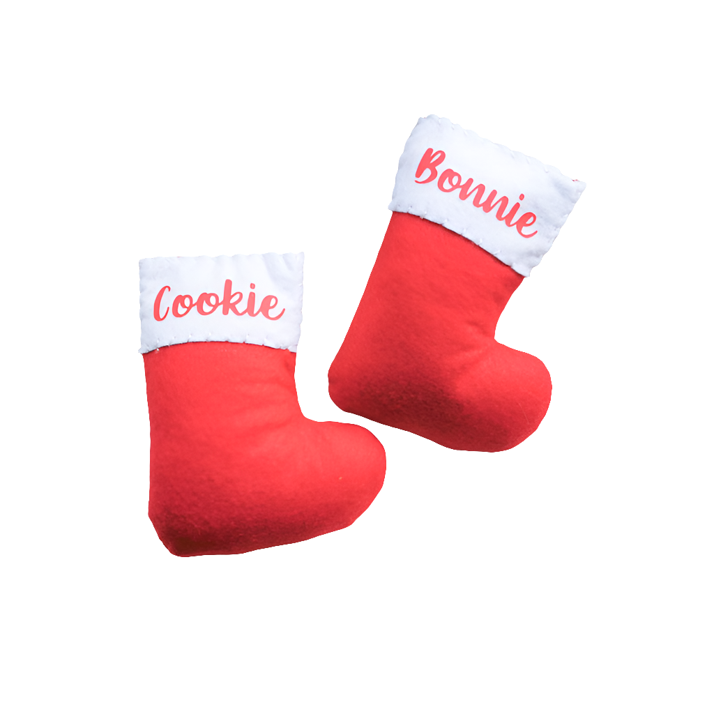 Personalised Christmas Stocking Cat Toy