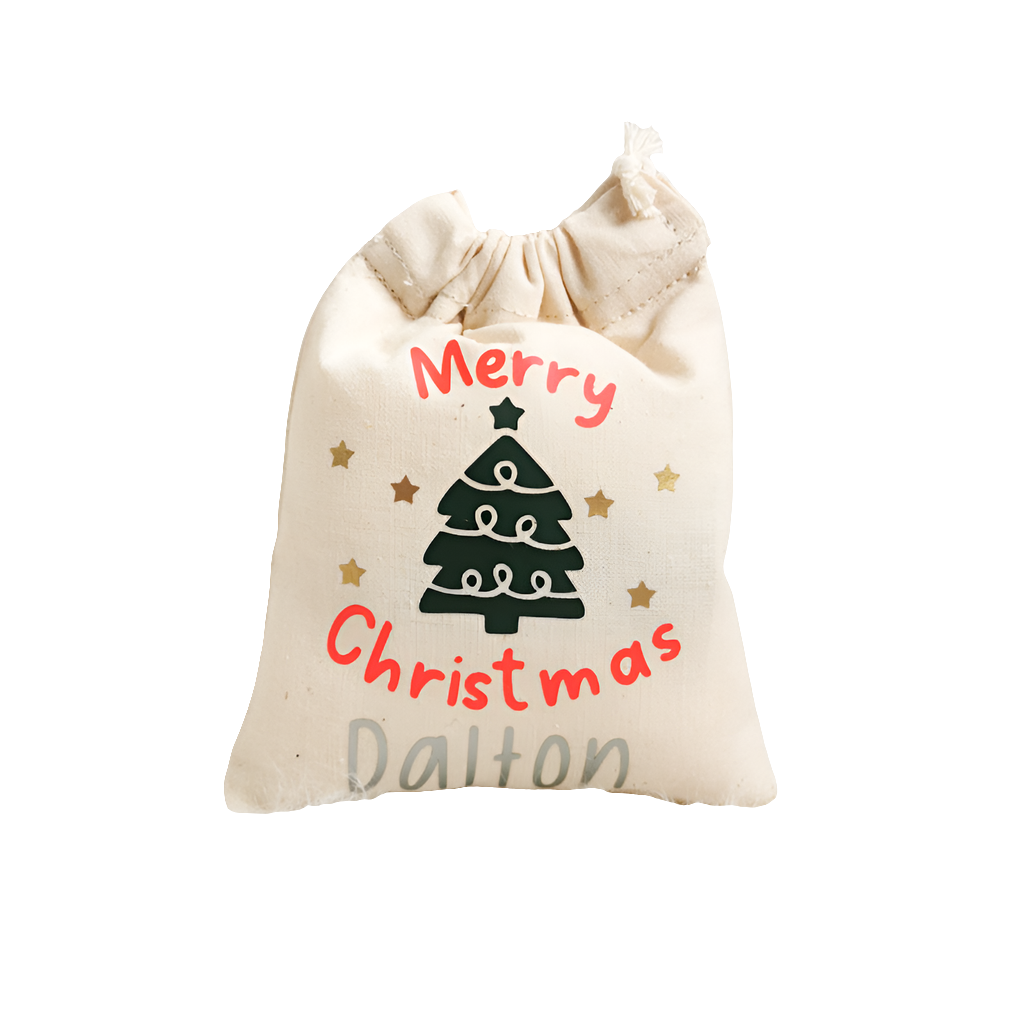 Christmas Santa Sack Personalised Cat Toy