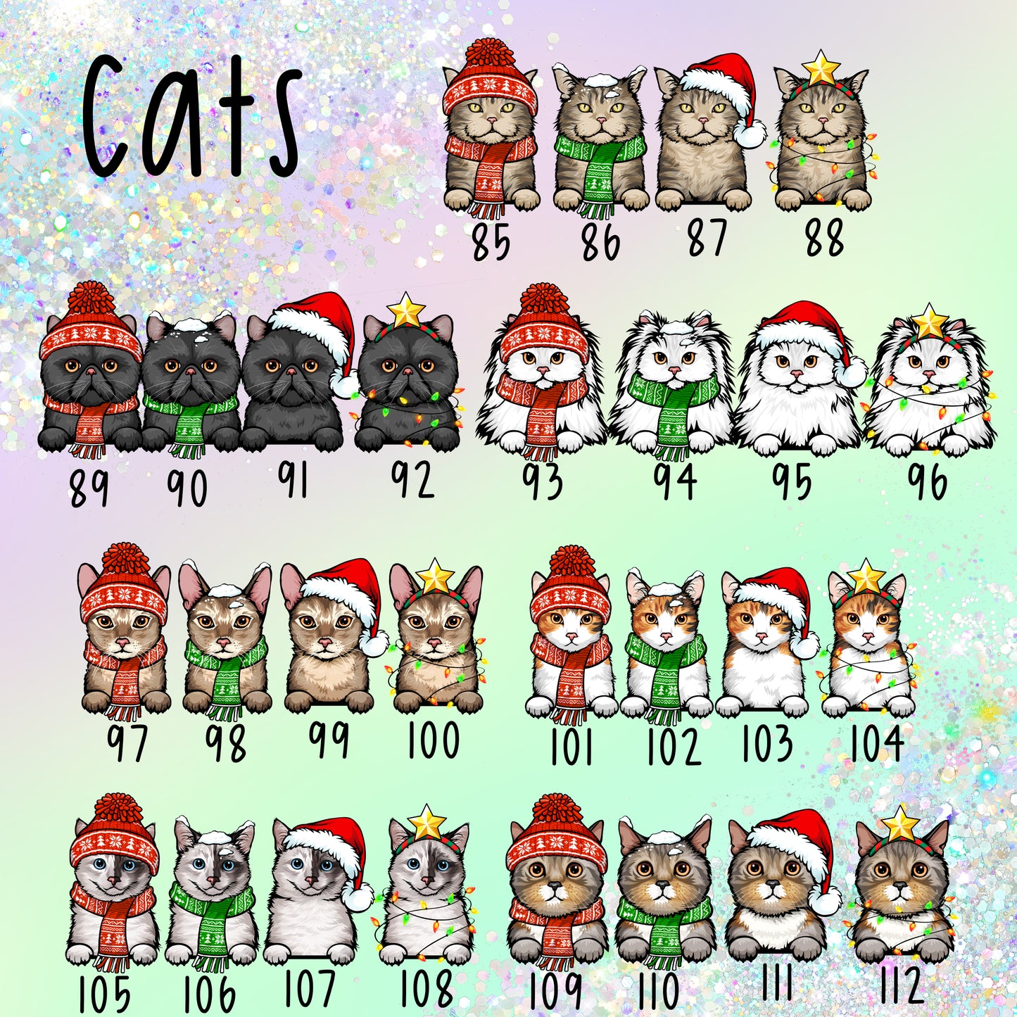 Personalised Cat Christmas Ornament