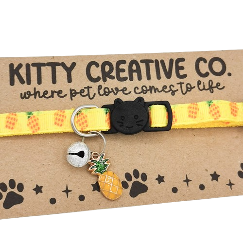 Pineapple Cat Collar