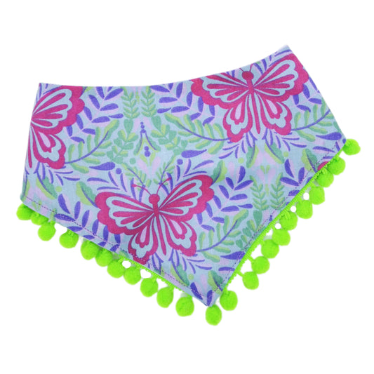 Purple Butterflies Bandana