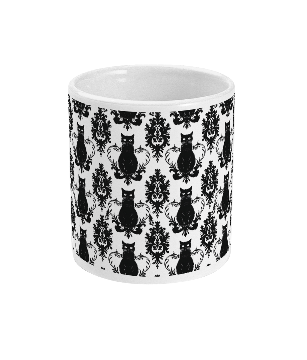 Gothic Cats White Mug