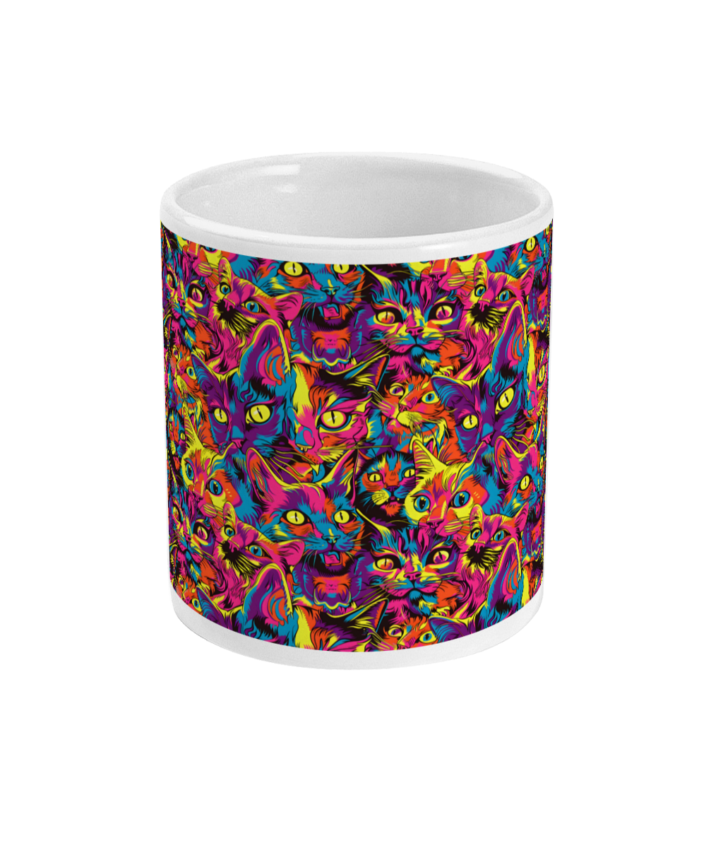 Psychedelic Cats Mug