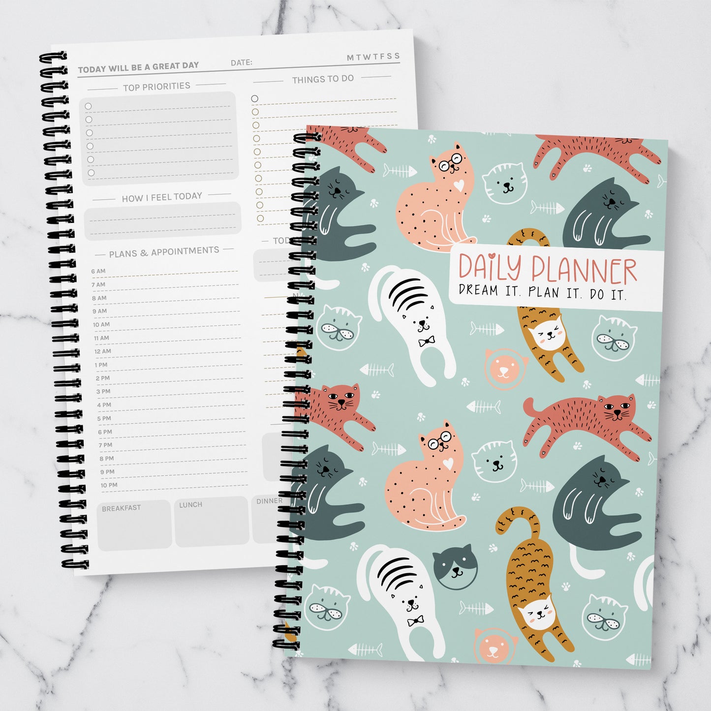 Cat Daily Planner