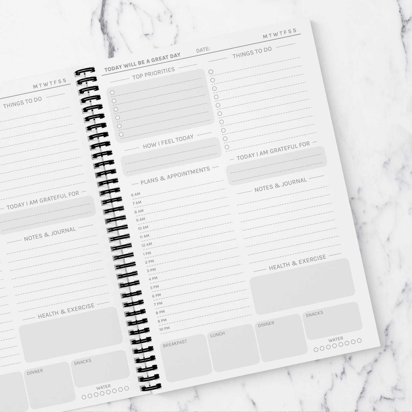 Cat Personalised Daily Planner