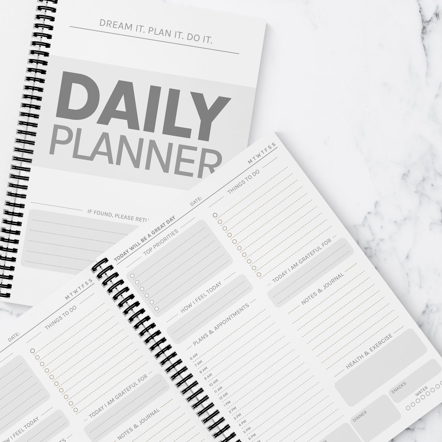 Cat Personalised Daily Planner