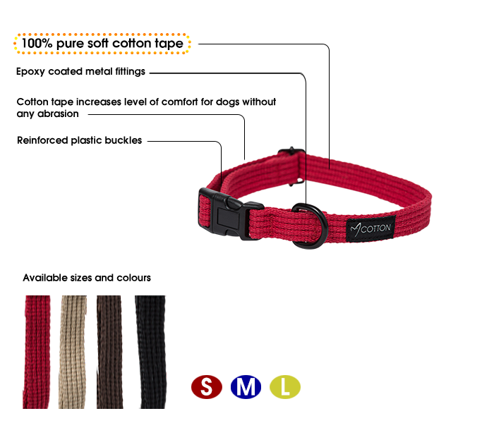 Cotton Dog Collar