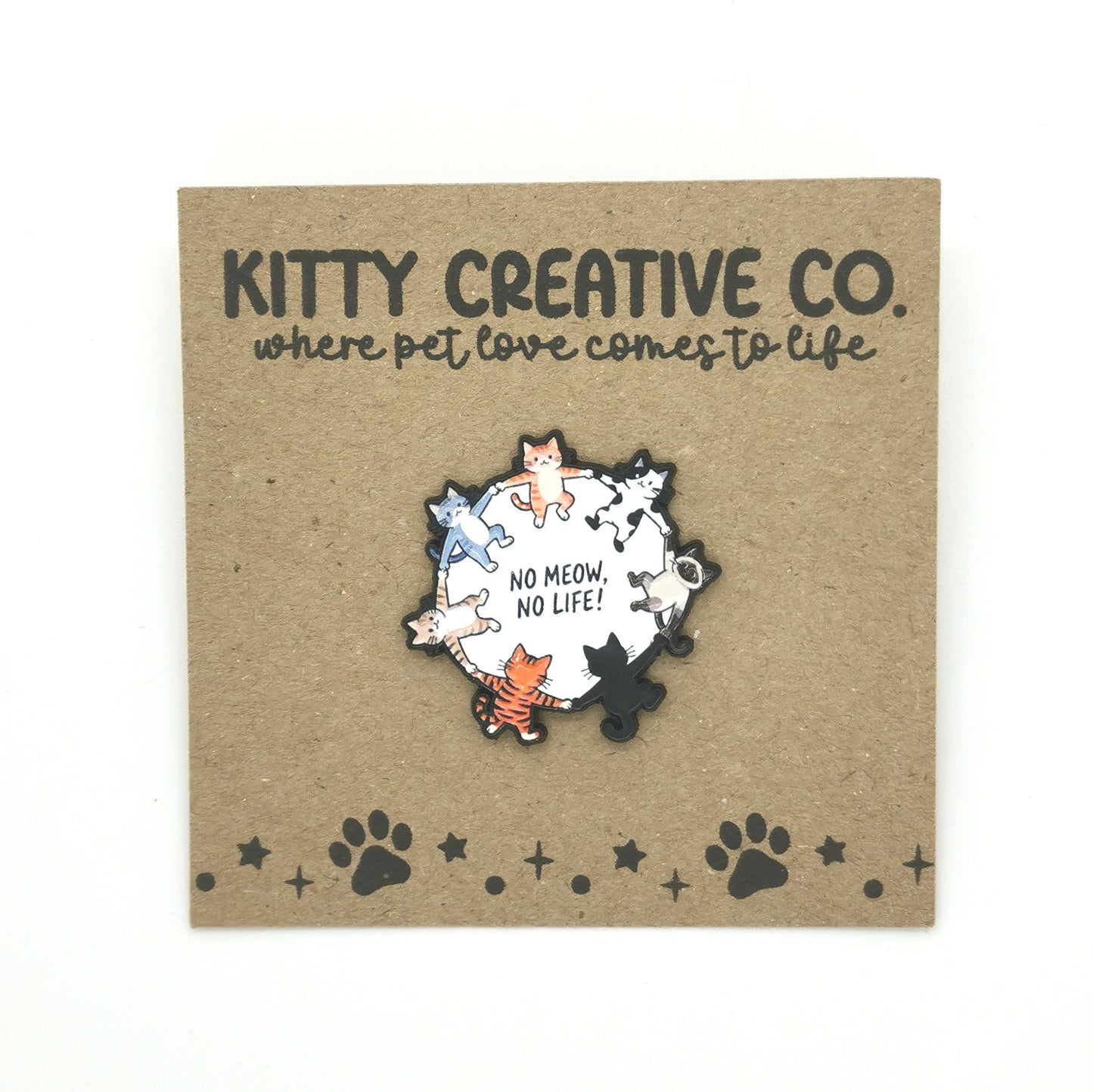 No Meow No Life Enamel Pin