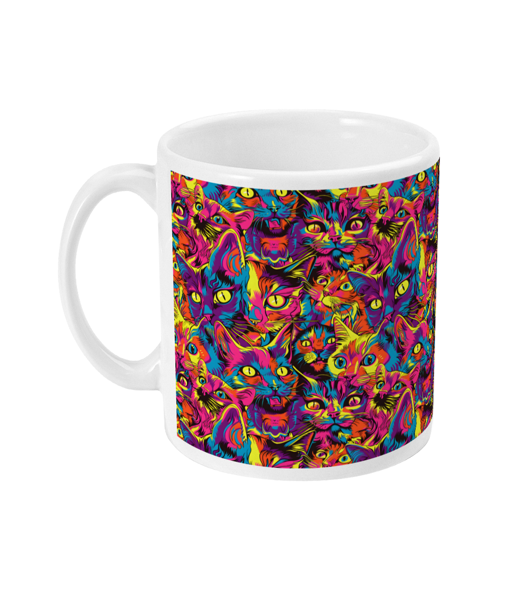 Psychedelic Cats Mug