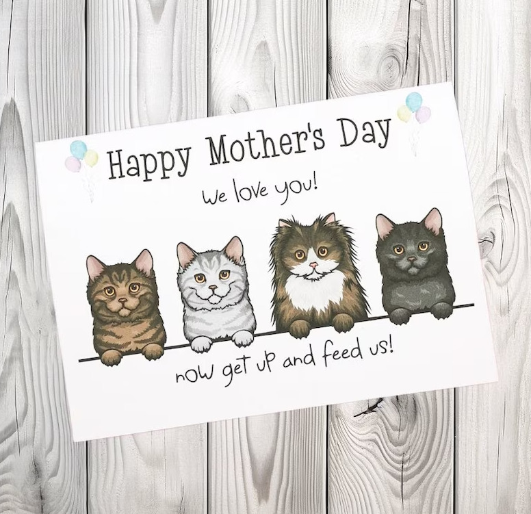 Happy Mother's Day Cat Card