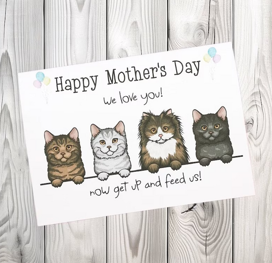 Happy Mother's Day Cat Card