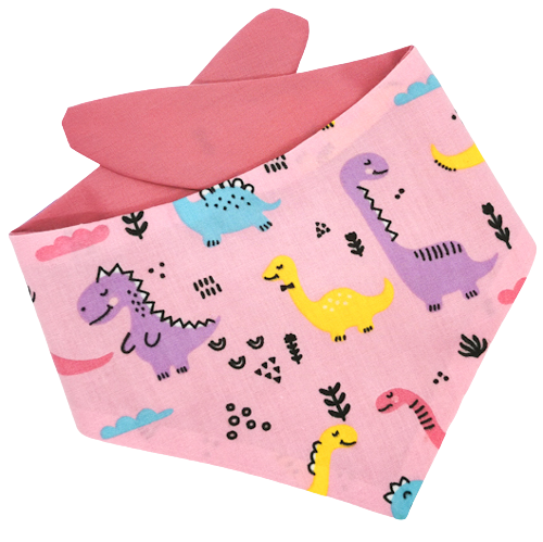 Pink Dinosaur Bandana