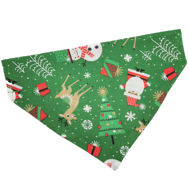 Green Christmas Bandana