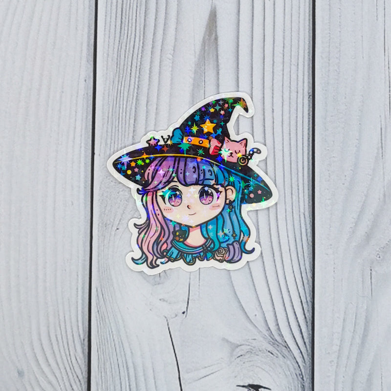 Witch Holographic Sticker