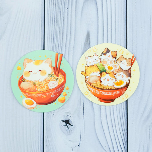 Ramen Cat Duo Stickers