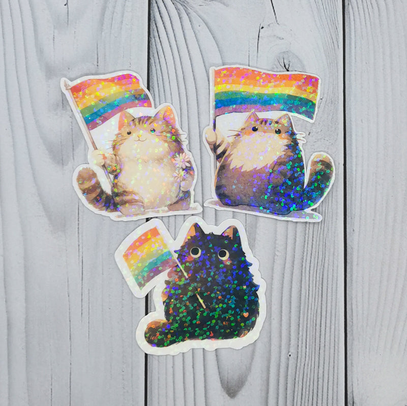 Pride Cat Stickers