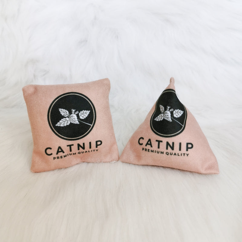 Catnip Cat Toy Pillow or Triangle