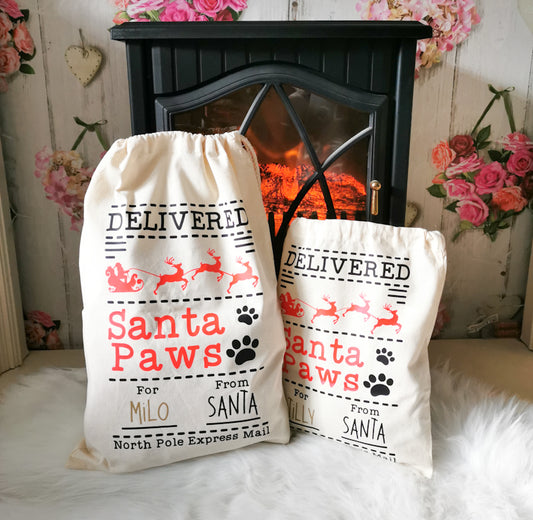 Pet Personalised Santa Sack