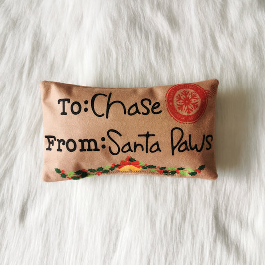 Letter from Santa Dog Toy