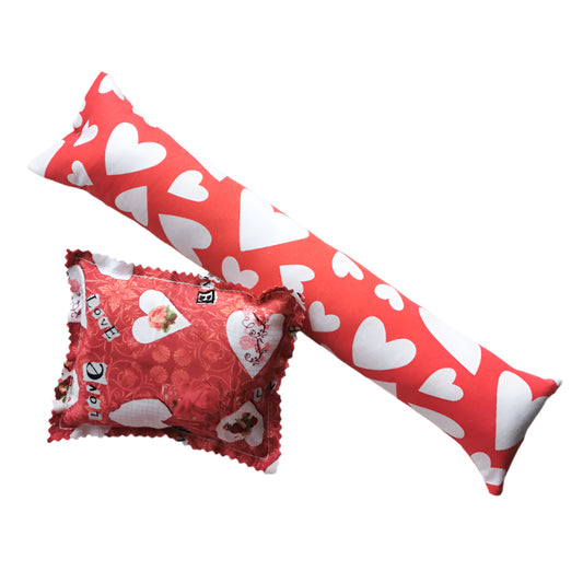 Catnip Cat Toy Kicker and Pillow - Valentine's Day