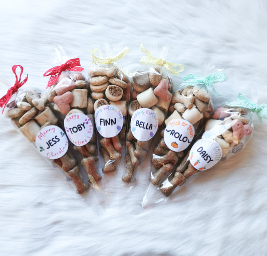 Personalised Dog Treat Cones