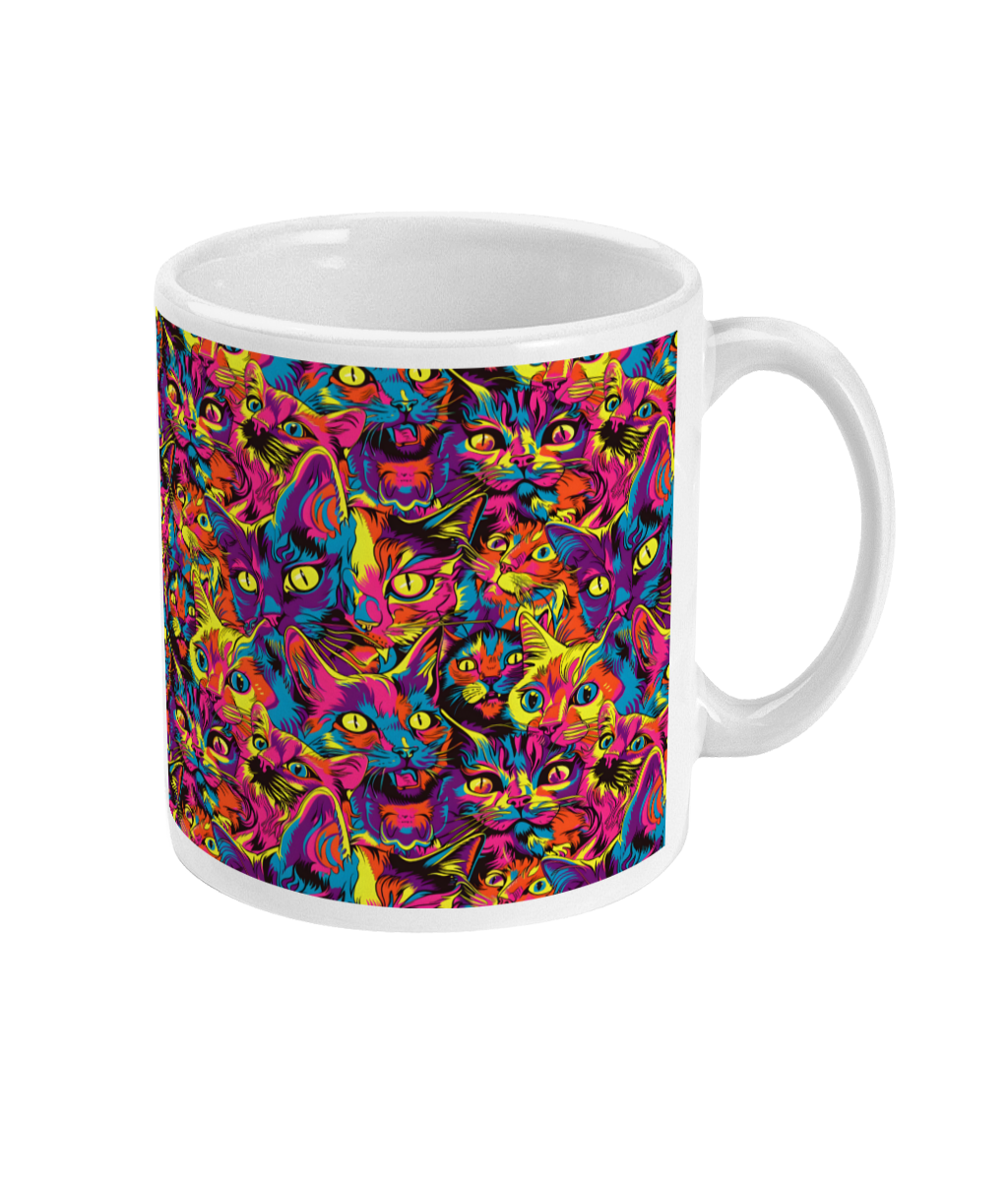 Psychedelic Cats Mug