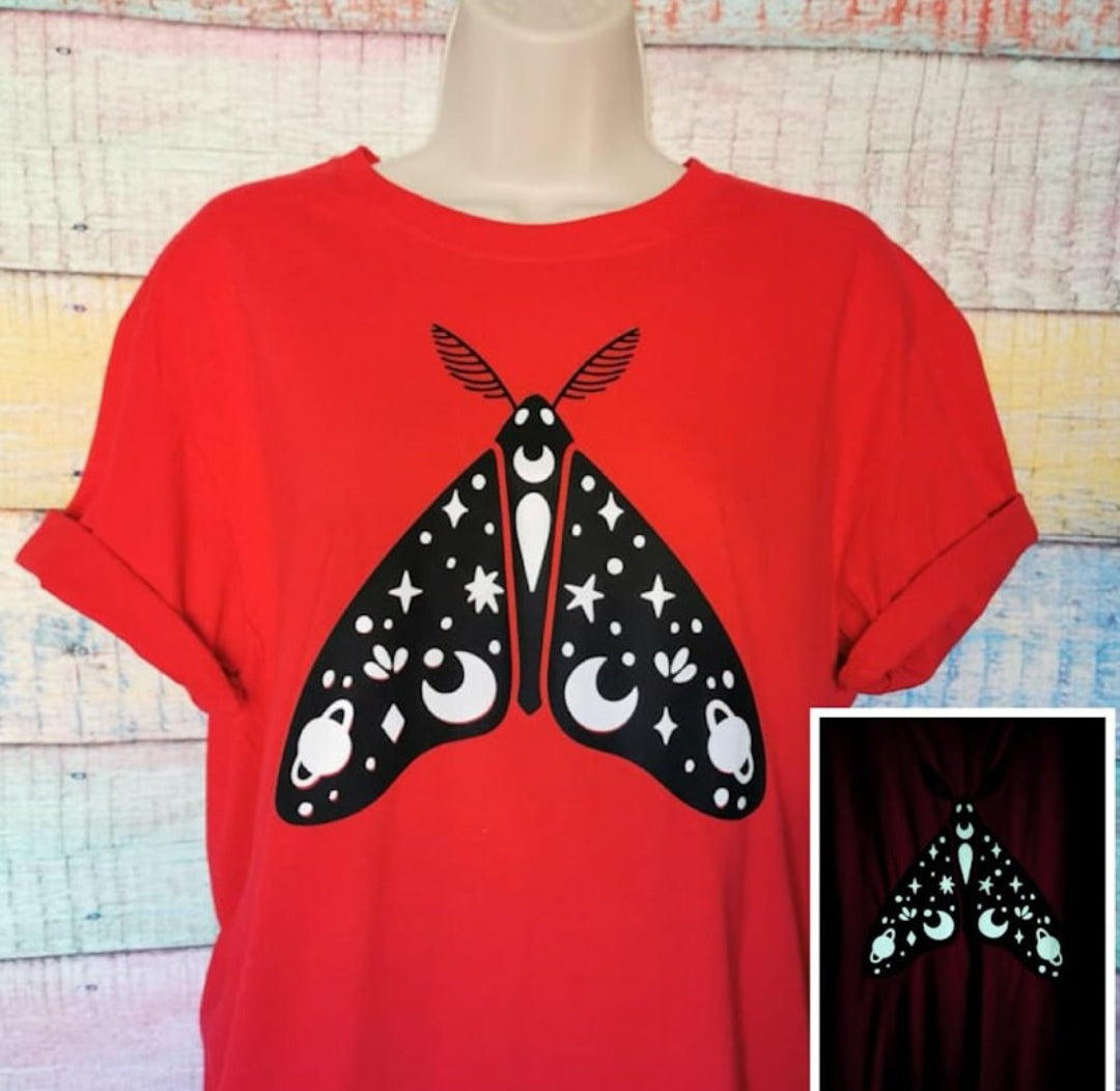 Glow In The Dark Lunar Moth T-Shirt