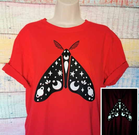 Glow In The Dark Lunar Moth T-Shirt