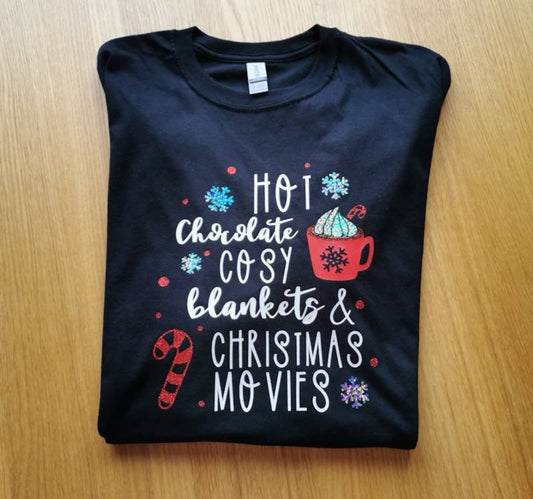 Hot Chocolate Cosy Blankets T-Shirt