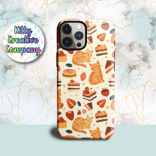 Ginger Cats and Cakes Phone Case