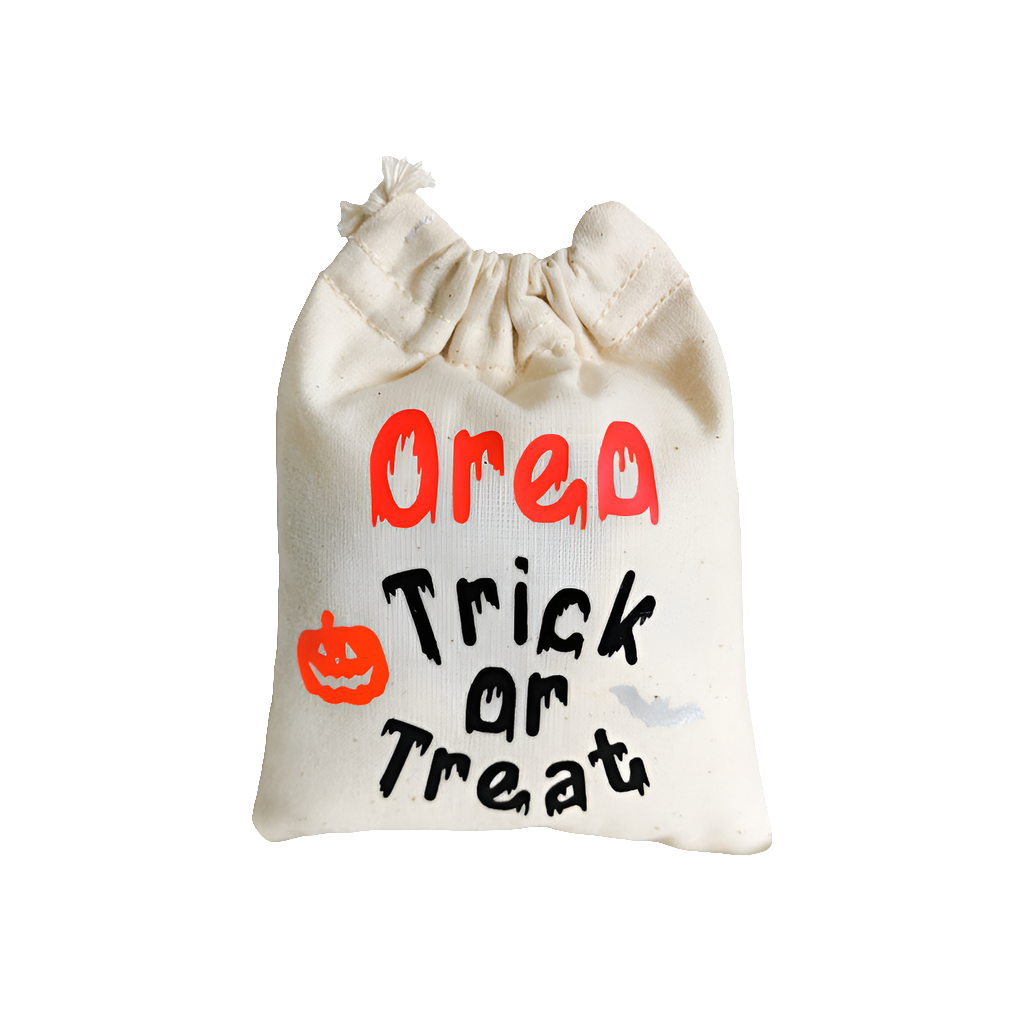 Catnip Cat Toy Trick or Treat sack made for Halloween with strong smelling catnip inside