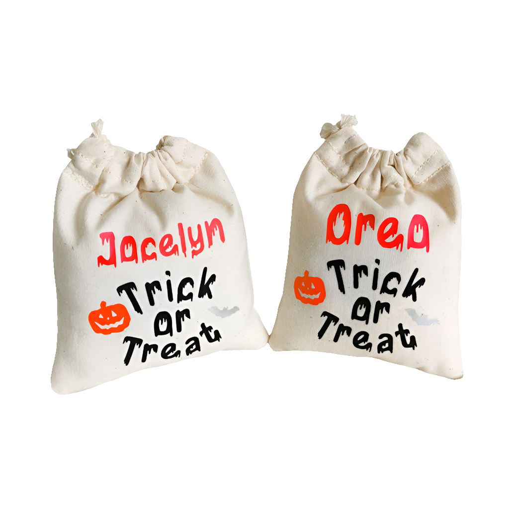 Catnip Cat Toy Trick or Treat sack made for Halloween with strong smelling catnip inside