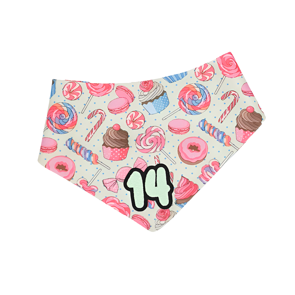 Sweet Treats Personalised Birthday Bandanas