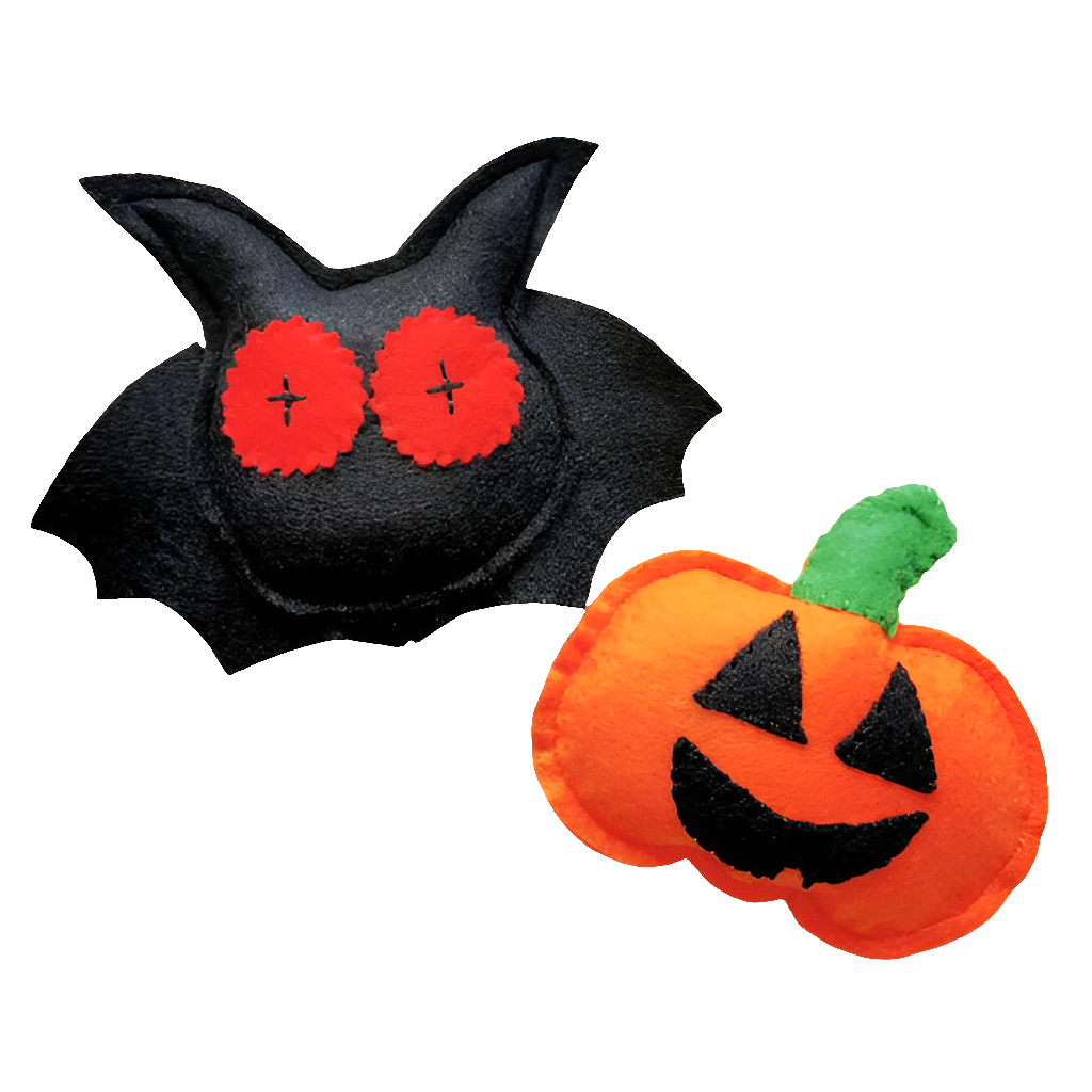 Catnip Cat Toy Bat or Pumpkin