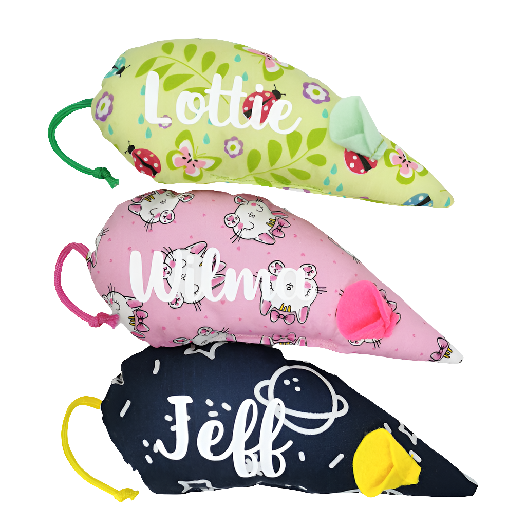 Catnip Cat Toy Mouse Personalised