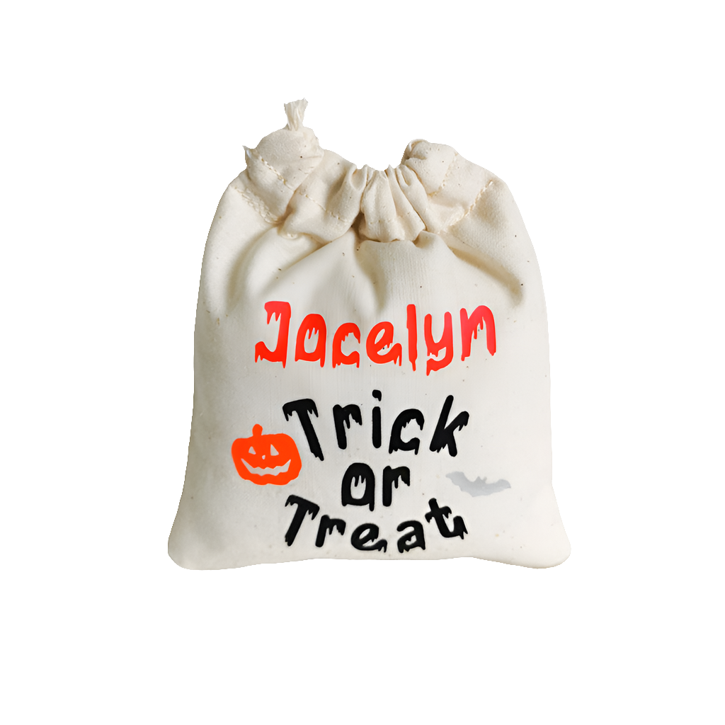 Catnip Cat Toy Trick or Treat sack made for Halloween with strong smelling catnip inside