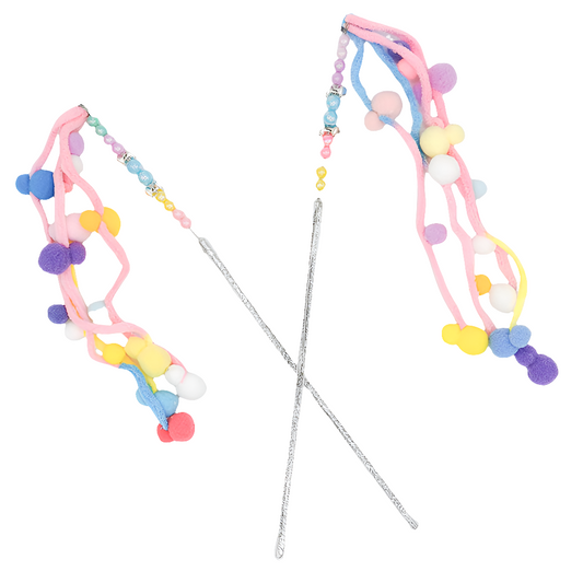 Pom Pom Wand Cat Toy