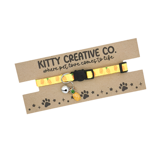 Pineapple Cat Collar