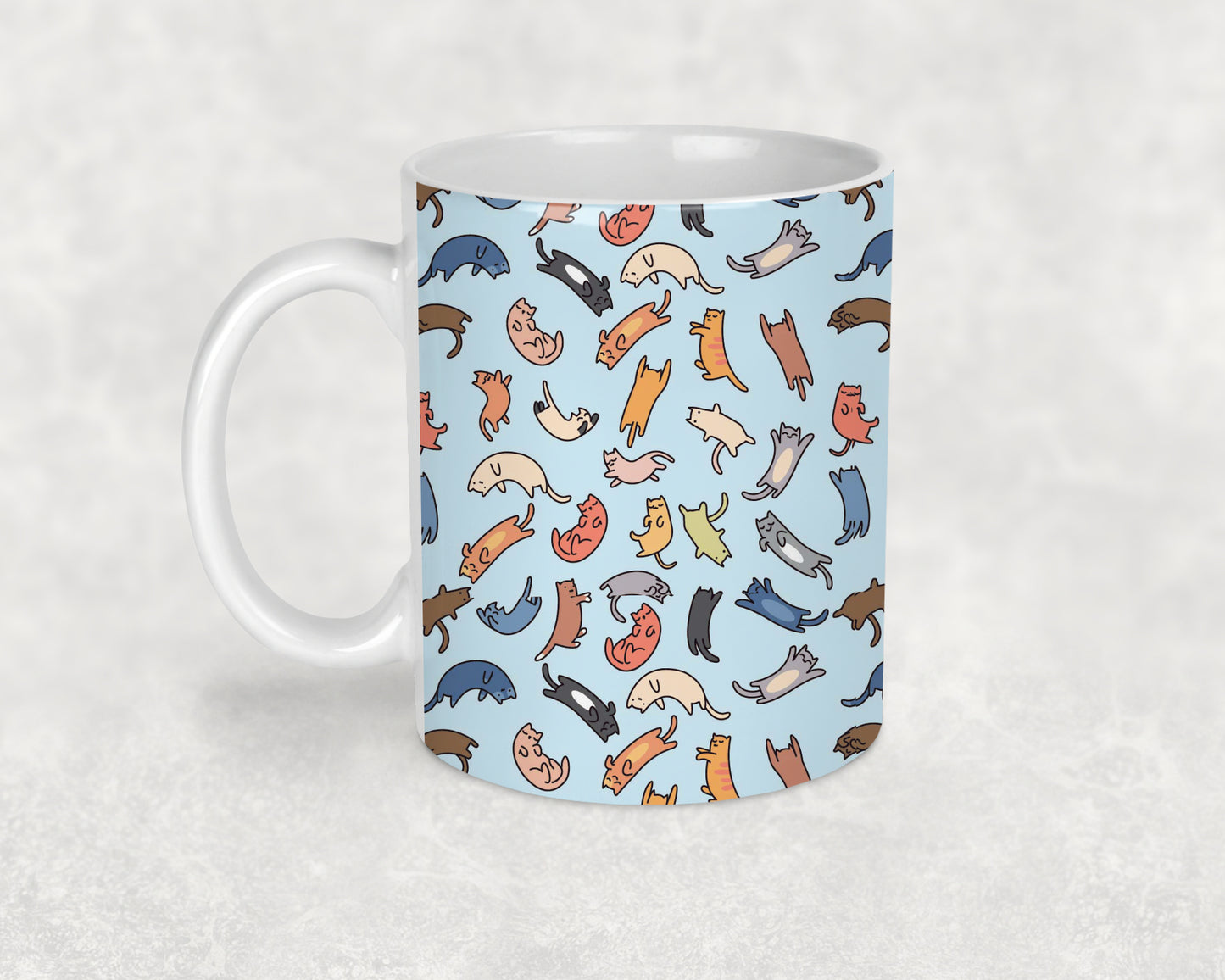 Blue Cat Bellies Mug