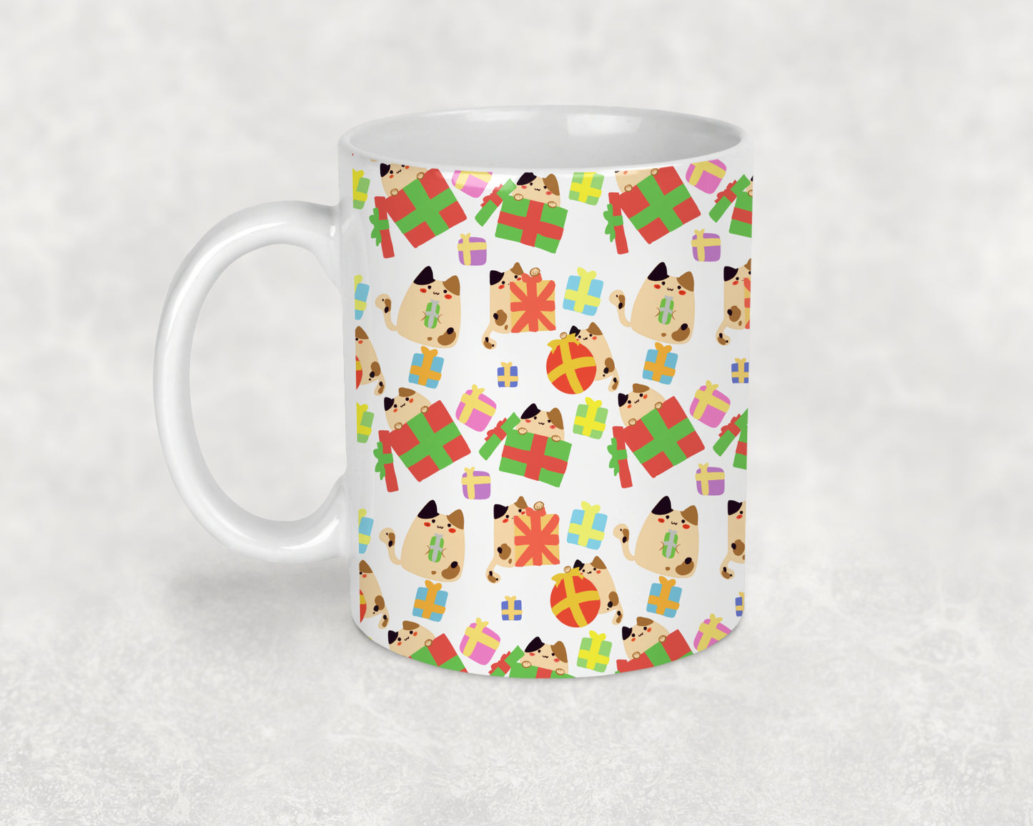 Cats With Christmas Presents Mug