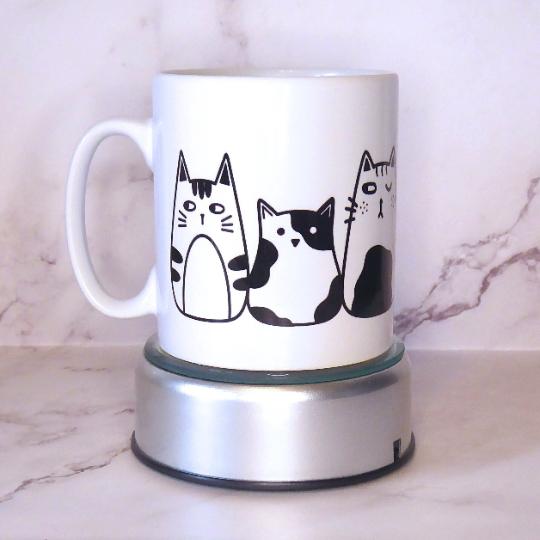 Cats In A Row Mug